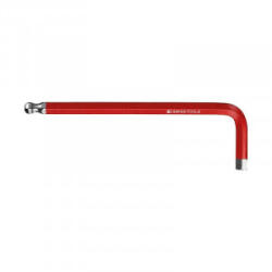 PB Swiss Tools Cheie hexagonala in L cu cap sferic PB Swiss Tools PB212 RB, 6x100mm (PB212.6RE) - constructii-mag Cheie imbus