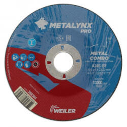 WEILER Disc polizare metal Weiler METALYNX PRO, 115x22.23x4mm (G1154022M)