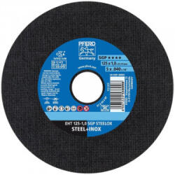 Pferd Disc taiere otel/inox Pferd SGP STEELOX, 125x22.23x1mm (61331421) Disc de taiere