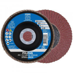 Pferd Disc lamelar slefuire otel/inox Pferd SG STEELOX, 125x22.23mm, G40 (PFC125A40SG)