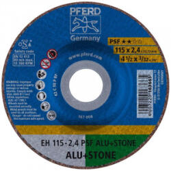 Pferd Disc taiere aluminiu/piatra Pferd PSF ALU+STONE, 115x22.23x2.4mm (EH115-2,4C30PPSF) Disc de taiere