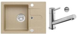 Optima Mosogató és csaptelep készlet Optima Pablo 58x42 cm SETSBD3 (SETSBD3)