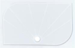 SAT Zuhanytálca négyszögletes SAT Limnew 140x80 cm öntött márvány fehér LIMNEW14080 (LIMNEW14080)