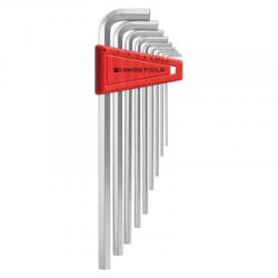 PB Swiss Tools Set chei hexagonale in L PB Swiss Tools PB211, 1.5-10mm, 9 piese (PB211.H-10) - constructii-mag Cheie imbus
