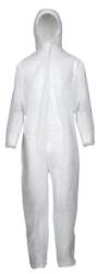 ASATEX - Combinezon de unica folosinta, PP, 50g/mp, alb, mas. M [PP-1/M] (PP-1/M) - constructii-mag