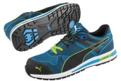 PUMA Pantofi de protectie Puma Safety BLAZE KNIT, S1P HRO SRC, albastru/negru/verde, mas. 46 (643060/46) - constructii-mag