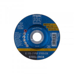 Pferd Disc polizare otel/inox Pferd PSF STEELOX, 115x22.23x7.2mm (62011640)