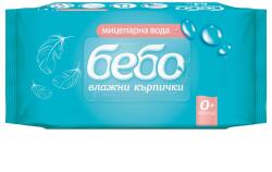 Bebo Șervețele umede pentru bebeluși Bebo - Cu apă micelară, 64 buc (764)