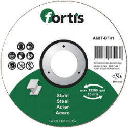 Fortis Disc taiere otel Fortis A60T-BF41, 115x22.23x1mm (4317784704236) - constructii-mag Disc de taiere