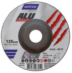 Norton - Disc de polizare aluminiu 125x7x22.23mm (66252828228)