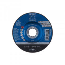 Pferd Disc polizare otel Pferd SG STEEL, 115x22.23x7.2mm (E115-7A24RSG)