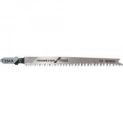 Bosch - Panza fierastrau vertical T 234 X, 91/3mm pentru lemn, 5 bucati [2608633528] (2608633528) - constructii-mag