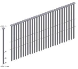 PREBENA - Cuie in banda CNW, 2.8x80mm, 4500 bucati [CNW28/80BKRI] (CNW28/80BKRI)