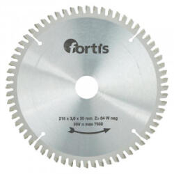 Fortis Panza fierastrau circular Fortis HW, 216x30x3mm, 64 dinti (4317784784801) - constructii-mag