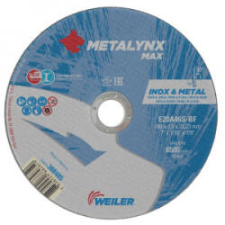 WEILER Disc taiere metal/inox Weiler METALYNX MAX, 125x22.23x1mm (E1251022I) Disc de taiere