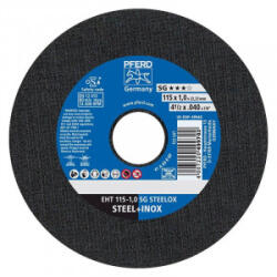 Pferd Disc taiere otel/inox Pferd SG STEELOX, 115x22.23x1mm (EHT115-1,0A60RSG-INOX) Disc de taiere