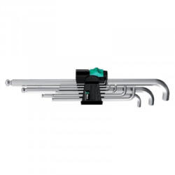 Wera Set chei hexagonale in L cu cap sferic Wera 950/9 Hex-Plus 4, 1.5-10mm, 9 piese (05073594001) Cheie imbus