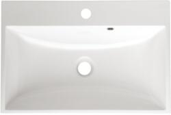 Naturel Mosdó bútorba Naturel Cube Way 60x40 cm fehér színben fényes felülettel középső nyílással CU6050 (BASIN 60X50)