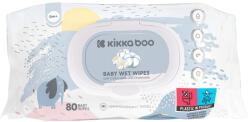 KikkaBoo Șervețele pentru bebeluși cu capac KikkaBoo - Bumbac și mușețel, 80 buc (31301020014)