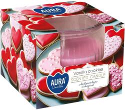 BISPOL Lumânare parfumată într-o cană Bispol Aura - Vanilla Cookies, 80 g (sn69-436)