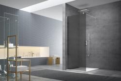 SAT Walk-in zuhanyparaván 140 cm SAT Walk-In SIKOWI140KS (DC553(DARK GREY- 8X135)
