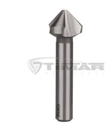 RUKO 102111 HSS Kúp- és sorjázó süllyesztő C alak, 8, 3/2, 0x50mm/90° 6mm hengeres befogás (102111)