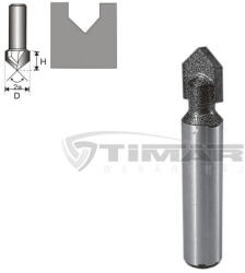 Dedra 07F054B V alakú horonymaró csap: 8mm, hossz: 25, 4mm, átmérő: 25, 4mm, dőlésszög: 90° (07F054B)