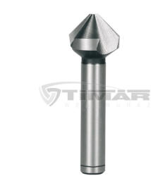 RUKO 102103E HSSE-Co5 Kúp- és sorjázó süllyesztő C alak, 5, 0/1, 5x40mm/90° 4mm hengeres befogás (102103E)