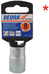 Dedra 16C312 Dugókulcs fej 12 szögű 1/2˝ 12mm (16C312)