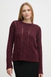 Sisley pulover din amestec de lana femei, culoarea bordo, light, 1342M105E 9BYH-SWD14D_93X (1342M105E)