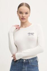 Abercrombie & Fitch longsleeve femei, culoarea bej, KI157-4309 9BYH-BLD1A3_01X (KI157.4309.178)