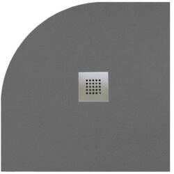 Radaway Kios A Tálca 90x90 Szürke /króm Ráccsal Ka9090-52 Ka9090-52 (ka9090-52)