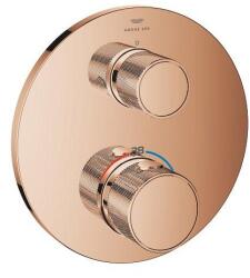 GROHE Atrio Private Collection Termosztatikus Zuhanycsaptelep 2 Kimenethez, Beépített Elzáró/váltó Szeleppel, Gombbal Warm Sunset 24396da0 (24396da0)