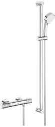 GROHE Grohtherm 1000 Performance Termosztátos Zuhanycsaptelep 1/2" Zuhanygarnitúrával Króm 34835000 (34835000)