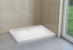 H2O SLIM NERO D TÁLCA bal 100x80x5, 5 + SZIFON (12340)