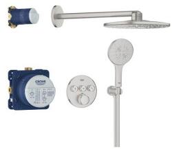 GROHE Grohtherm Smartcontrol Rejtett Zuhanyrendszer Rainshower Smartactive 310 Fejzuhannyal Supersteel 34863dc0 (34863dc0)