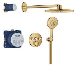 GROHE Grohtherm Smartcontrol Rejtett Zuhanyrendszer Rainshower Smartactive 310 Fejzuhannyal Cool Sunrise 34863gl0 (34863gl0)