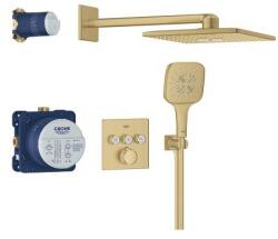 GROHE Grohtherm Smartcontrol Rejtett Zuhanyrendszer Rainshower Smartactive 310 Cube Fejzuhannyal Brushed Cool Sunrise 34864gn0 (34864gn0)