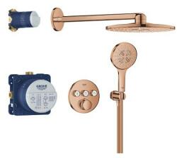 GROHE Grohtherm Smartcontrol Rejtett Zuhanyrendszer Rainshower Smartactive 310 Fejzuhannyal Warm Sunset 34863da0 (34863da0)