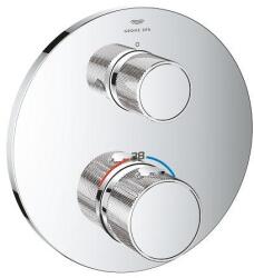 GROHE Atrio Private Collection Termosztatikus Zuhanycsaptelep 2 Kimenethez, Beépített Elzáró/váltó Szeleppel, Gombbal Króm 24396000 (24396000)