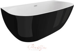 M-Acryl Avalon Kád 170x80 + Előlap + Láb (fekete) 12476 (12476)