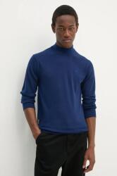 G-Star RAW pulover de lână bărbați, culoarea bleumarin, light, cu guler, D25175-D847 9BYH-SWM0M9_59X (D25175.D847)