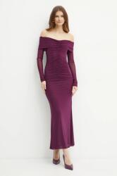 Bardot rochie ARTURA culoarea violet, maxi, mulata, 59548DB 9BYH-SUD1SR_49X (59548DB)