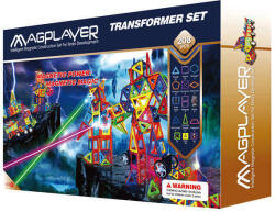 Magplayer - Transzformátor mágneses építőkészlet, 208 db (MPB-208)
