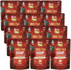 Brit BRIT Macska karácsonyi leves hal 12x75g