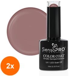 SensoPRO Set 2 x Oja Semipermanenta SensoPRO Milano, 10 ml, 126 Rosy Brown