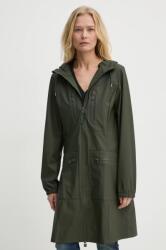 RAINS geaca de ploaie Cargo Curve Jacket W3 femei, culoarea verde, de tranzitie, 12050-03 9BYH-KUD1LM_87X