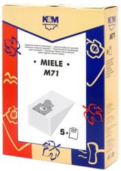 K&M Sac Aspirator Miele S 246- S 256, Hartie, 5 x Saci, K&M (DUSTBAG-M71-PAP-K&M)