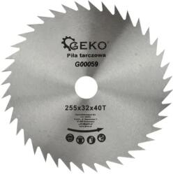 GEKO fa vágótárcsa 250x32mm 40T vidia nélkül G00059 (G00059)