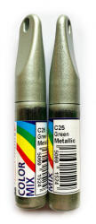 Color Mix autós javítófesték Zöld metál (Green Metallic) 12, 5ml ecsetes karceltávolító, modellezéshez is (C25)